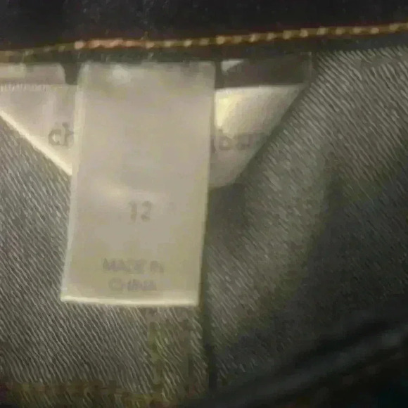Christopher & Banks denim pants in a size 12. - Picture 3 of 5